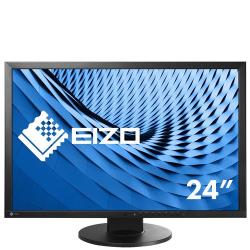 EIZO FlexScan EV2430-BK - Ecran LED - 24.1 - 1920 x 1200 Full HD (1080p) - IPS - 300 cd/m2 - 1000:1 - 14 ms - DVI-D, VGA, DisplayPort - haut-parleurs - noir