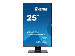 iiyama ProLite XUB2595WSU-B1 - Ecran LED - 25 - 1920 x 1200 Full HD (1080p) - AH-IPS - 300 cd/m2 - 1000:1 - 4 ms - HDMI, VGA, DisplayPort - haut-parleurs - noir mat