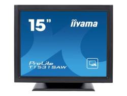 iiyama ProLite T1531SAW-B5 - Ecran LED - 15 - écran tactile - 1024 x 768 - TN - 370 cd/m2 - 700:1 - 8 ms - HDM