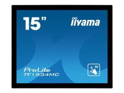 iiyama ProLite TF1534MC-B6X - Ecran LED - 15 - cadre ouvert - écran tactile - 1024 x 768 - TN - 370 cd/m2 - 70