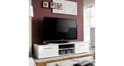 Meuble tv design bono ii 180cm blanc - Paris Prix