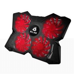 Refroidisseur Klim Wind Noir et Rouge pour PC Portable
