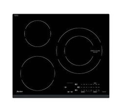 Table de cuisson à induction - 7200W - 3 foyers - Noir - Sauter