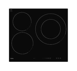 Table de cuisson à induction - 7400W - 3 foyers - Noir - Amica