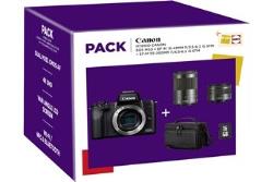 Appareil photo hybride Canon PACK EOS M50 + 15-45MM + 55-200MM + SD16GO + SACOCHE