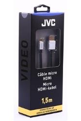 Cable video Jvc MICRO HDMI 1,5m gold