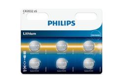 Pile Philips PILES CR2032 X6