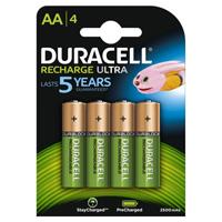 Pile rechargeable Duracell Ultra Power 4 x AA 2400mAh