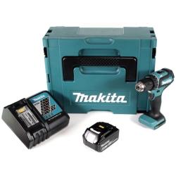 Makita DDF 485 RG1J 18 V Li-Ion Perceuse visseuse sans fil Brushless 13 mm + Coffret MakPac + 1 x Batterie 6,0 Ah + Chargeur