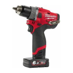 Milwaukee m12 fpd-602x perceuse à percussions fuel 13mm, 12v, 6,0ah, 44 nm 4933459806