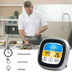 Thermomètre de BBQ pour le four viande Grill avec Bluetooth sondes de cuisson Led minuterie_onaeatza574