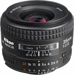 Objectif pour Reflex Nikon AF 35mm f/2D Nikkor