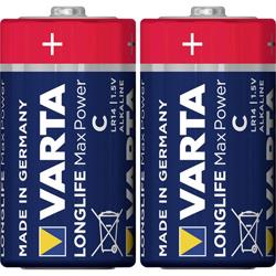 Varta Longlife Max Tech LR14 Pile LR14(C) alcaline(s) 7800 mAh 1.5 V 2 pc(s)