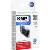 Cartouche dencre compatible KMP C91 cyan - remplace Canon CLI-551C, CLI-551C XL