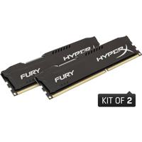 Kit de mémoire vive pour PC HyperX HyperX Fury noir HX316C10FBK2/16 16 Go 2 x 8 Go RAM DDR