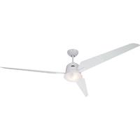 Ventilateur de plafond CasaFan Eco Aviatos 162 WE-WE 3 pales (Ã˜) 162 cm blanc laqué