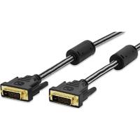 Câble de raccordement ednet 84520 [1x DVI mâle 24+1 pôles 1x DVI mâle 24+1 pôles] 2 m noir