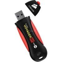 Corsair Voyager GT clé USB flash 128 Go USB Type-A 3.2 Gen 1 (3.1 Gen 1) Noir, Rouge