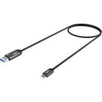 Emtec T750A clé USB flash 32 Go USB Type-A / Lightning 3.2 Gen 1 (3.1 Gen 1) Noir, Gris