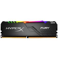Mémoires HyperX Fury RGB DIMM DDR4 2666MHz CL16 16Go (2x8Go)