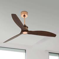 Ventilateur de plafond Just Fan cuivre noyer - Lorefar (FARO)