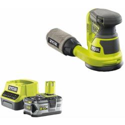 Pack RYOBI ponceuse excentrique 18V OnePlus R18ROS-0 - 1 batterie 5.0Ah - 1 chargeur rapide 2.0Ah RC18120-150