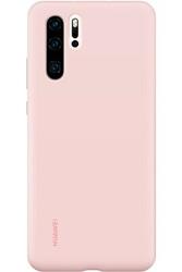 coque en silicone rose pour smartphone huawei P30