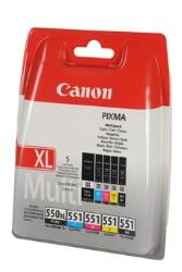 Cartouche d'encre Canon PACK 550XL/CLI-551