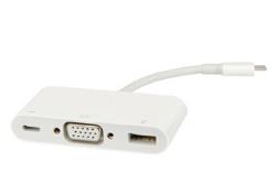 Connectique pour Mac Apple Adaptateur multiport VGA USB-C (MJ1L2ZM/A)