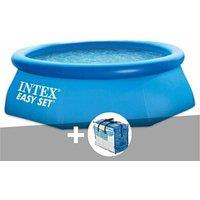 Kit piscine autoportée Easy Set 2,44 x 0,76 m + bâche à bulles - Intex
