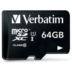 memoire micro SD card Premium - Carte microSDXC UHS-I - 64 Go - Verbatim