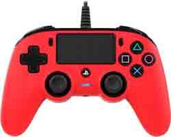 Manette filaire Nacon Rouge pour PS4