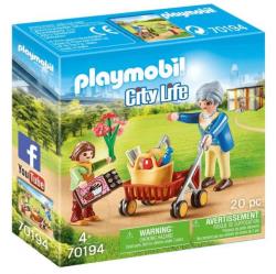 Playmobil L'hôpital - Petite fille et grand-mère - 70194