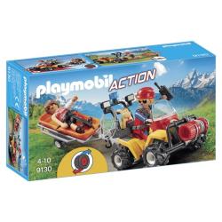 Playmobil L'escalade - Secouriste des montagnes avec quad - 9130