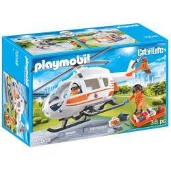 Playmobil Les secouristes - Hélicoptère de secours - 70048
