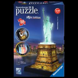 Puzzle 3D Statue de la Liberté édition de nuit - Ravensburger