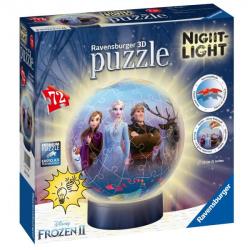 Puzzle 3D rond&Lumineux 72 pièces - La Reine des Neiges 2 - Ravensburger