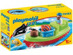 Playmobil 1.2.3 - Bateau et pêcheur - 70183
