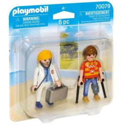 Playmobil L'hôpital - Médecin et patient - 70079