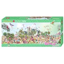 HEYE - Puzzle 2000 pièces panorama At The Beach - Life ! Style !