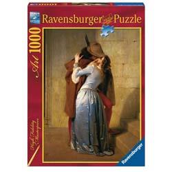Ravensburger - Puzzle 1000 pièces Art collection : Le baiser - Francesco Hayez