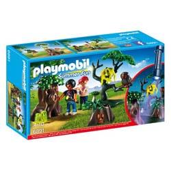 Enfants avec végétation et lampe torche Playmobil Summer Fun 6891