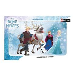 Nathan - Puzzle cadre 15 pièces - En route pour l'hiver - Disney La Reine des Neiges
