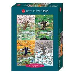 HEYE - Puzzle 2000 pièces 4 saisons Blachon