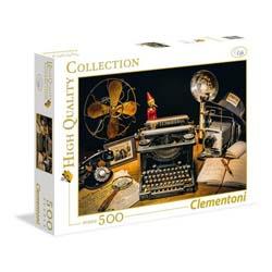 Clementoni - Puzzle 500 pièces - La Machine à écrire