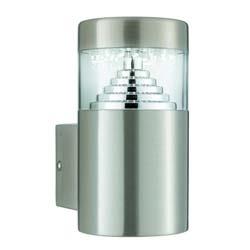 Applique cylindre Led Outdoor, en acier inoxydable et polycarbonate - Luminaire Center