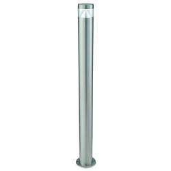 Borne cylindre 90 cm Led Outdoor, en acier inoxydable et polycarbonate - Luminaire Center