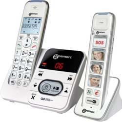 Téléphone sans fil Geemarc Pack Mobility 295 Blanc