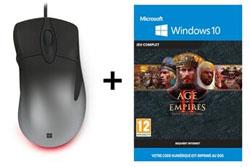 Souris gamer Microsoft Pack Intellimouse Pro + Age of Empires 2 Definitive Edition