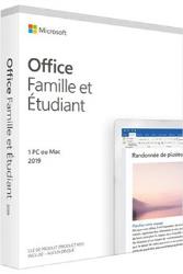 Logiciel Microsoft Office 2019 Famille & Etudiant